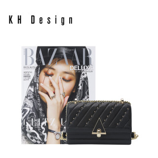 KH Design 明治 真皮单肩包时尚斜挎包 2019新款
