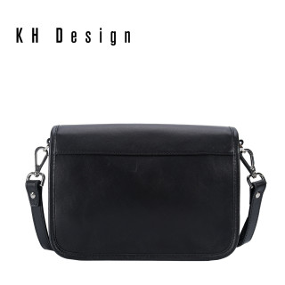 KH Design 明治 女包刺绣斜挎包真皮小方包