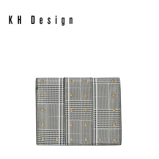 KH Design 明治 2019新款铆钉薄短款银包