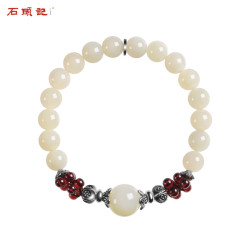 iSTONE/石头记一往情深 和田玉 翡翠 碧玉手链佛珠手串