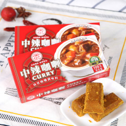 安记 咖喱块速食拌饭调味料100g*2中辣正品家用即食鱼蛋黄咖喱饭