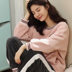 美宣雅梦 MXYM19 女士珊瑚绒家居服套装