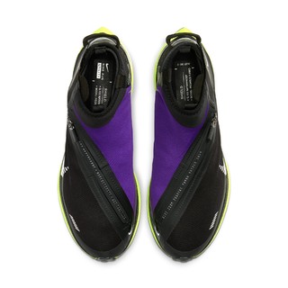 NIKE 耐克 Pegasus Turbo Shield Wp 男子跑鞋 BQ1896-002 黑色/紫色/绿色 40