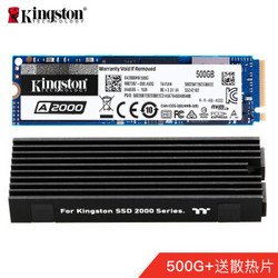 金士顿(Kingston) 500GB SSD固态硬盘 M.2接口(NVMe协议) A2000系列