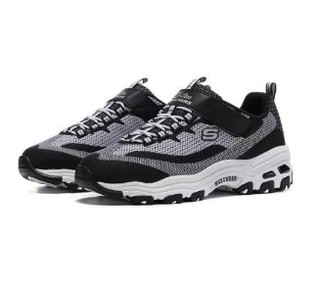 Skechers斯凯奇童鞋休闲鞋D‘lites魔术贴运动鞋664092L 664092L/BKW黑色+白色