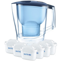 BRITA 碧然德 aluna摩登系列滤水壶3.5升水净水器 A3.5蓝一壶三芯