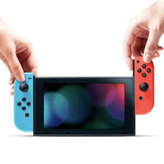 Nintendo 任天堂 海外版 Switch游戏主机 普通版 红蓝