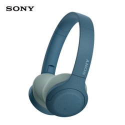 索尼(SONY)WH-H810 蓝牙无线耳机 头戴式Hi-Res立体声手机耳机 游戏耳机(hear系列 蓝色)