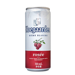 Hoegaarden/福佳玫瑰红啤酒310ml单听 *2件