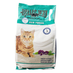 BetterWay美国进口膨润土猫砂12磅可冲马桶低粉尘