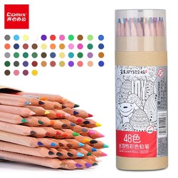 Comix 齐心 EB2019-48 水溶性彩色铅笔 48色 *5件