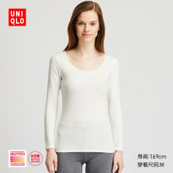 女装 HEATTECH EXTRA WARM U领T恤(八分袖)(温暖内衣) 418330