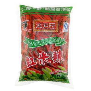 湘君府 泡菜 小米椒 红米辣 2000g *4件