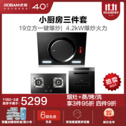 老板(Robam) 侧吸抽油烟机灶具消毒柜/碗柜套装三件套26A7+36B1+727/725 非智能消毒柜727