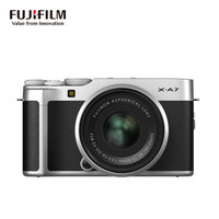 FUJIFILM 富士 X-A7 套机(15-45mm) 微单相机+原装电池、内存卡