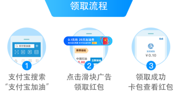 支付寶app 滿200-20元工行專享加油券