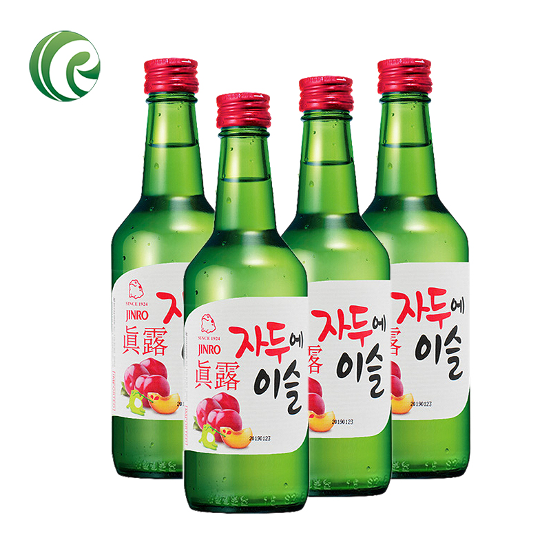 Jinro 真露 李子味烧酒 360ml*4瓶