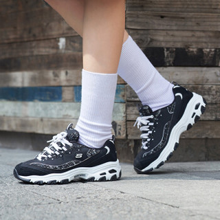 SKECHERS 斯凯奇 D'lites 9999196 女款休闲运动鞋 黑色/BLK 38