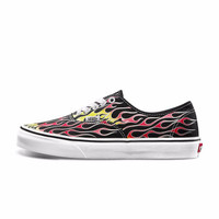 VANS 范斯 经典系列 Authentic帆布鞋 低帮男女彩色印花官方 彩色 42