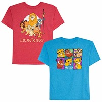 Disney 男孩狮子王图案 T 恤 2 件装