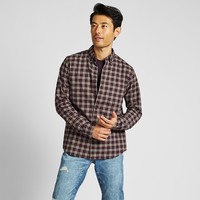 UNIQLO 优衣库 421194 男士法兰绒格子衬衫