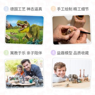 Schleich 思乐 15004 鹦鹉嘴龙 仿真动物模型 15004