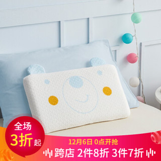 大朴家纺（3-8岁）儿童乳胶枕卡通可爱枕头泰国天然乳胶面包型枕头学生 儿童面包款/小熊