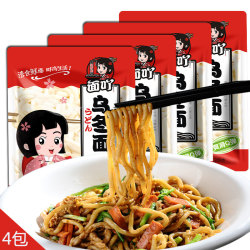 地道湘 非油炸面吖乌冬面 200g*4