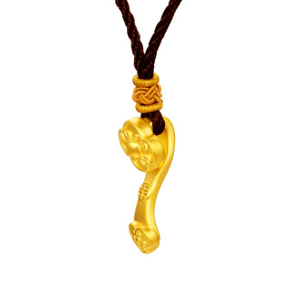 中国黄金黄金项链如意足金项链金项链男新款珠宝首饰定价