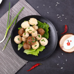 迪亚斯 火锅丸子组合(牛肉丸香菇贡丸鱼丸) 500g *3件