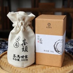 茶马世家 陈年 勐海老茶头 普洱茶 100g