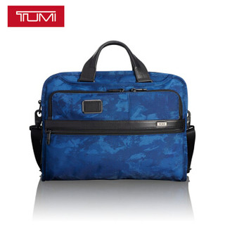 途明 TUMI ALPHA系列男士商务旅行高端时尚聚酯纤维公文包026108NVR2 蓝色