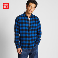 UNIQLO 优衣库 421196 法兰绒格子衬衫