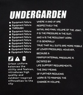 UNDER GARDEN Logo 男士连帽卫衣