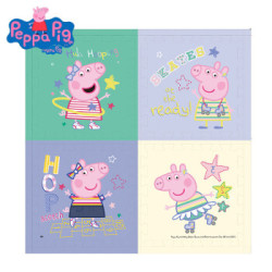 小猪佩奇(Peppa Pig)拼接爬行垫eva双面宝宝爬爬垫4片装*2套 共8片