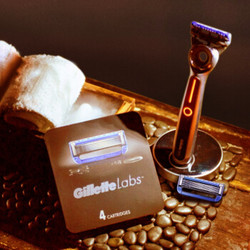 Gillette 吉列 LABS热感 手动剃须刀 礼盒套装 （1刀架+6刀头）