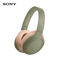 索尼(SONY)WH-H910N 蓝牙降噪无线耳机 头戴式Hi-Res音质游戏耳机 手机耳机(hear系列 灰绿色 )