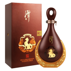 潭酒 戊戌狗年 生肖纪念酒 53度酱香型白酒 礼盒装 500ml*1