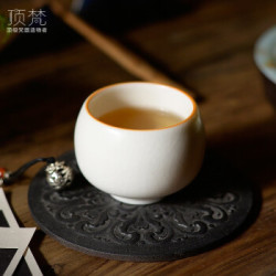 顶梵 象牙白玉汝杯 100ml