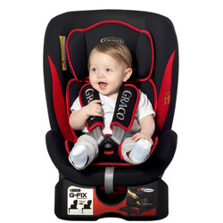 Graco 葛莱 婴儿童安全座椅汽车用进口Isofix硬接口可躺 红黑色自带isofix接口