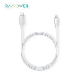 RAVPower 睿能宝 CB054 苹果Type-C to Lightning数据线 1米