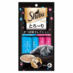 Sheba 希宝 成猫零食猫条 鲣鱼+三文鱼 12g*4条 *2件