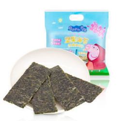 小猪佩奇Peppa Pig 坚果海苔 儿童宝宝零食(分享装)6g*7包 *12件