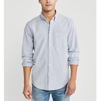 Abercrombie＆Fitch 300987-1 AF 男装牛津条格纹衬衫