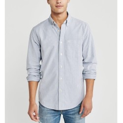 Abercrombie&Fitch 300987-1 AF 男装牛津条格纹衬衫