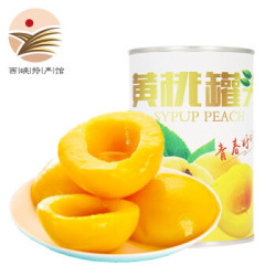 静益乐源 新鲜砀山黄桃罐头 425g *5件