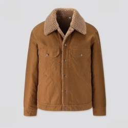 UNIQLO 优衣库 420429 男士仿羊羔绒休闲茄克