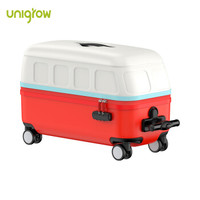 稚行 小巴士箱红色 儿童玩具旅行箱可坐20英寸可登机行李箱