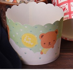 鸿蓝 蛋糕纸杯 50只 6*5*4.5cm 随机图案