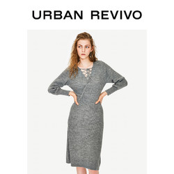 URBAN REVIVO WE36S9FN2002 女士针织连衣裙